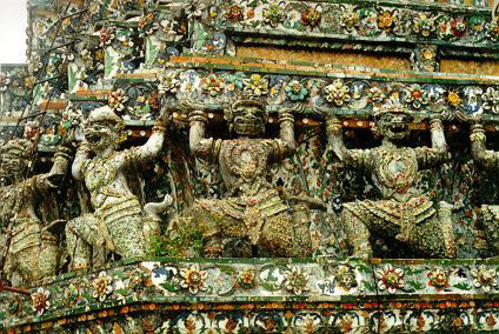 A small fraction of Wat Arun