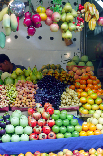 Fresh produce at the weekend market in Chatuchak Park