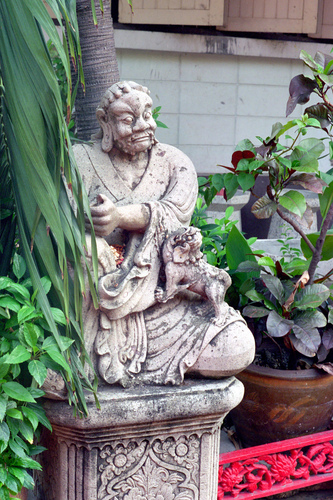 By the river near the Marble Temple