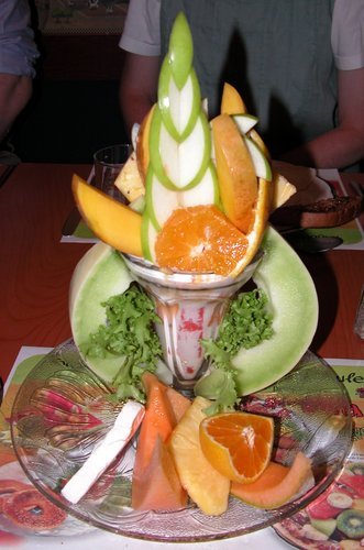 Edible Breakfast Sculpture