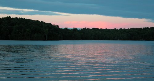 Sunset over Bob’s Lake