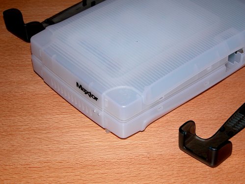 Enclosure, clips off