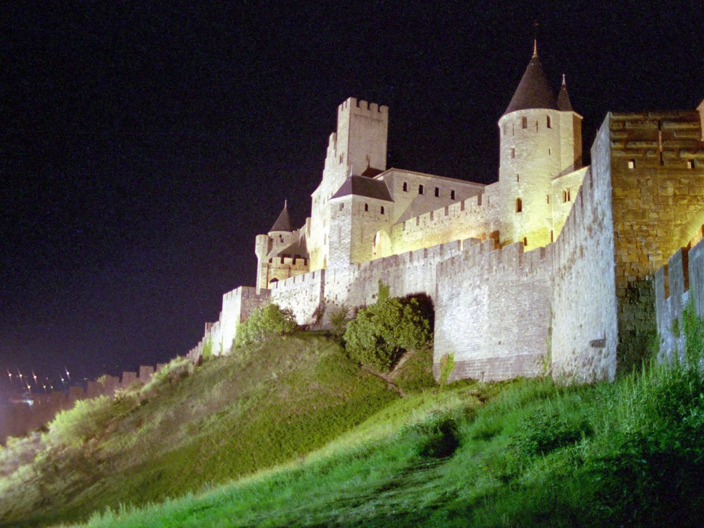 Carcassonne by night