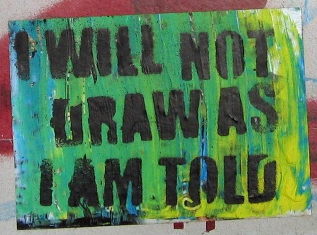 I will not draw as I am told (2)