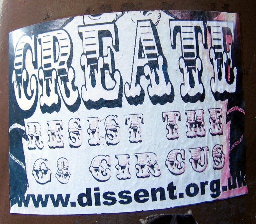 Create: Resist the G8 Circus Create: Resist the G8 Circus