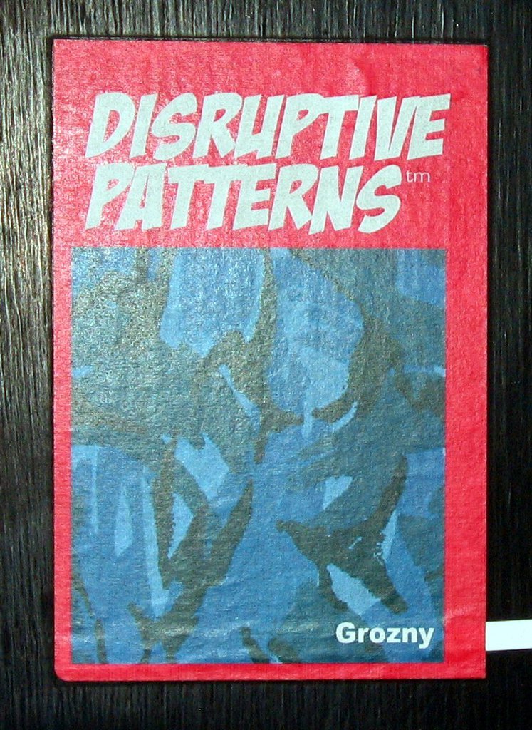 Disruptive patterns Grozny Disruptive patterns Grozny