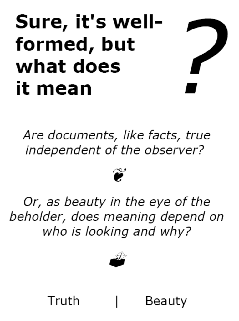 Truth or beauty?