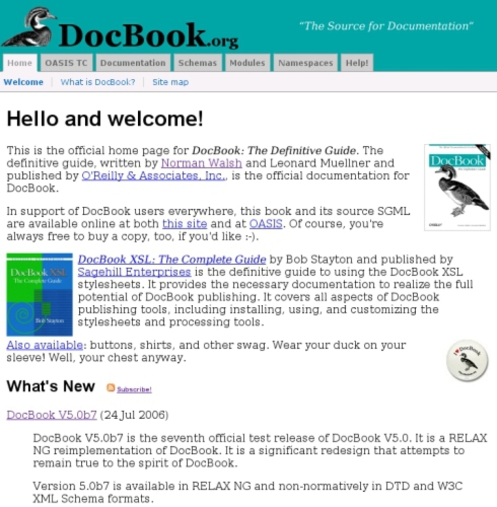 DocBook.org (New Design)