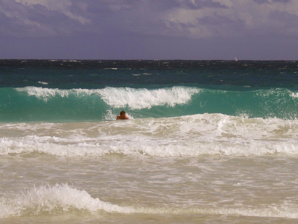 Boogie boardin'