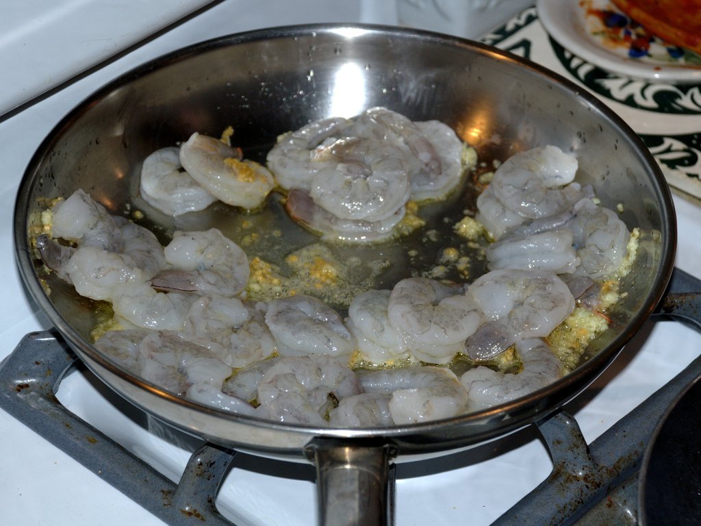 Scampi in the making