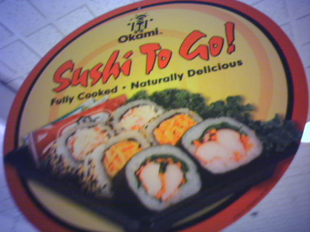 Fully cooked sushi