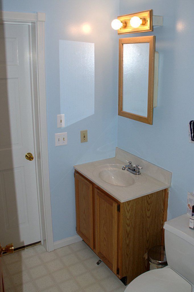 Bathroom before