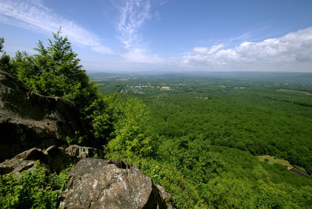 The Pioneer Valley from Bare Mountain