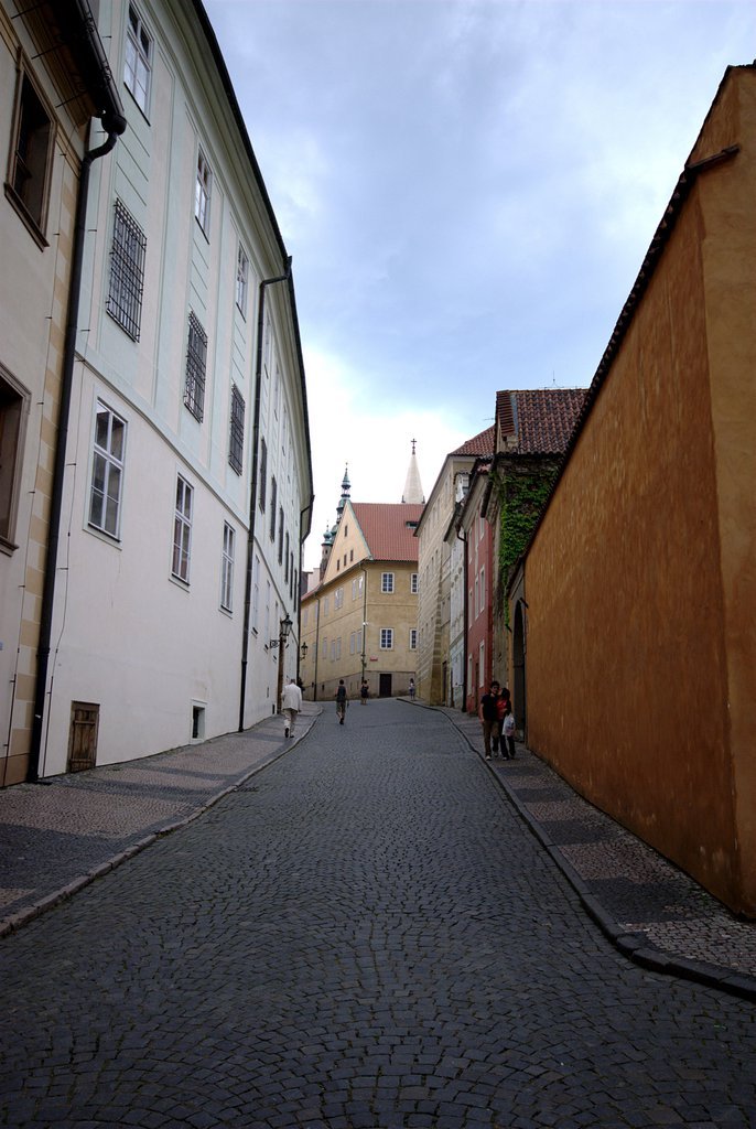 Street in Prague Castle