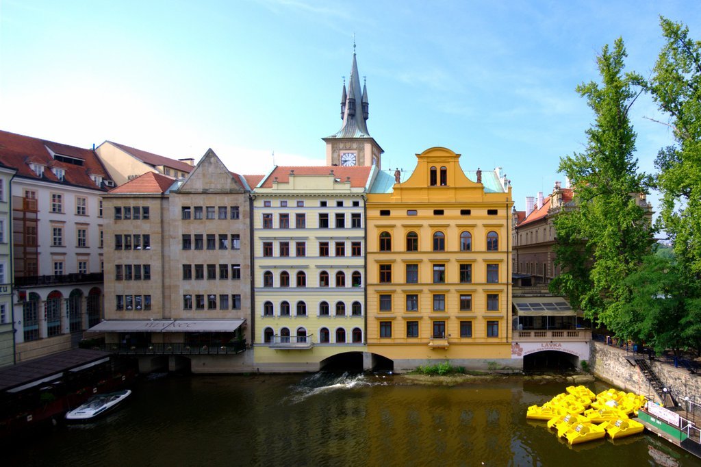 Prague clubs from the Charles Bridge