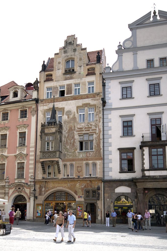 Painted building