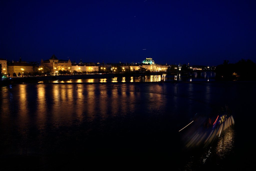 Prague by night