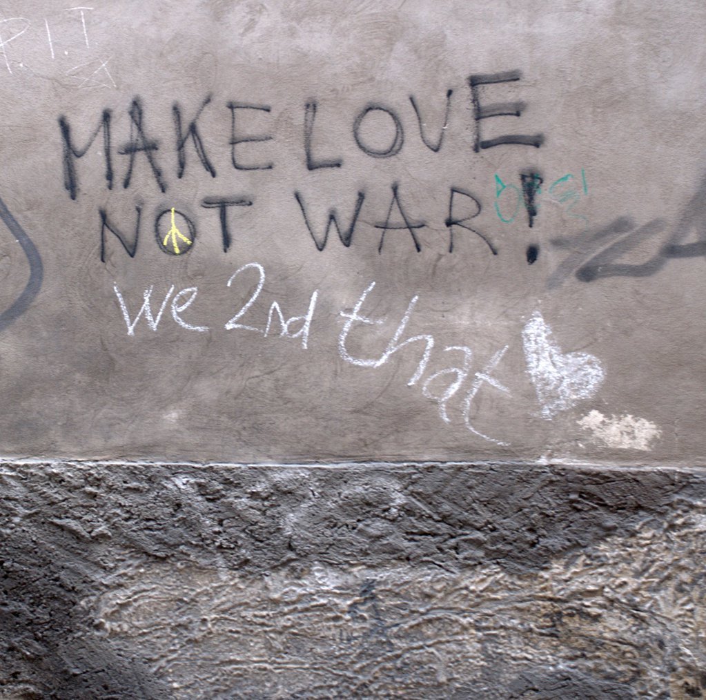 Make love not war