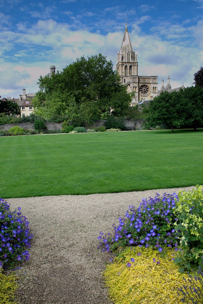 Oxford garden at Christ Church