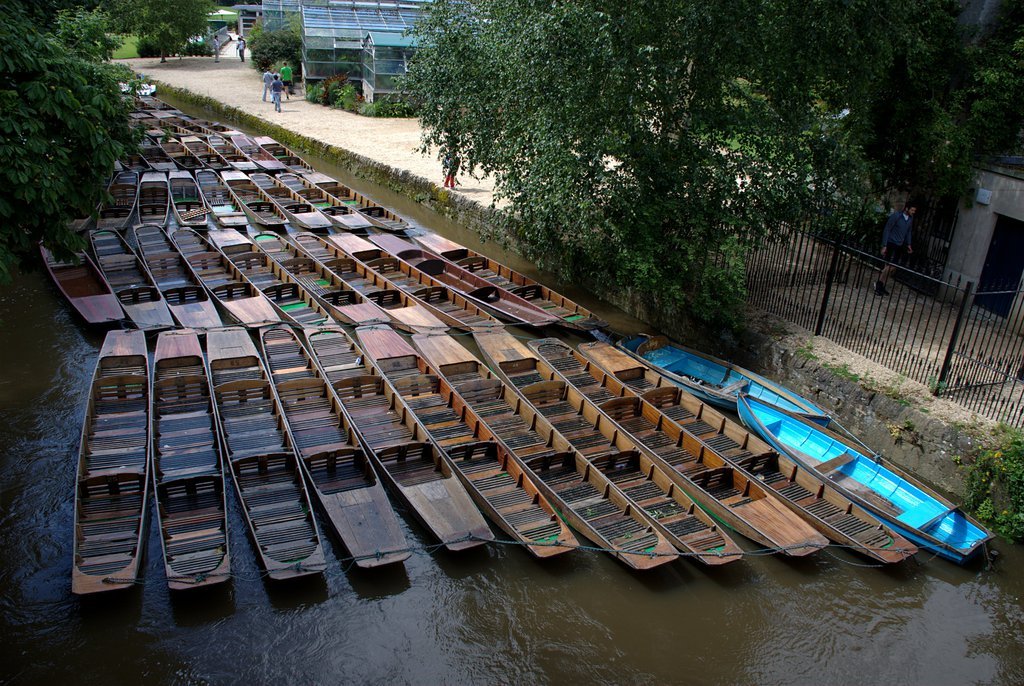 Punts off Magdalen Bridge