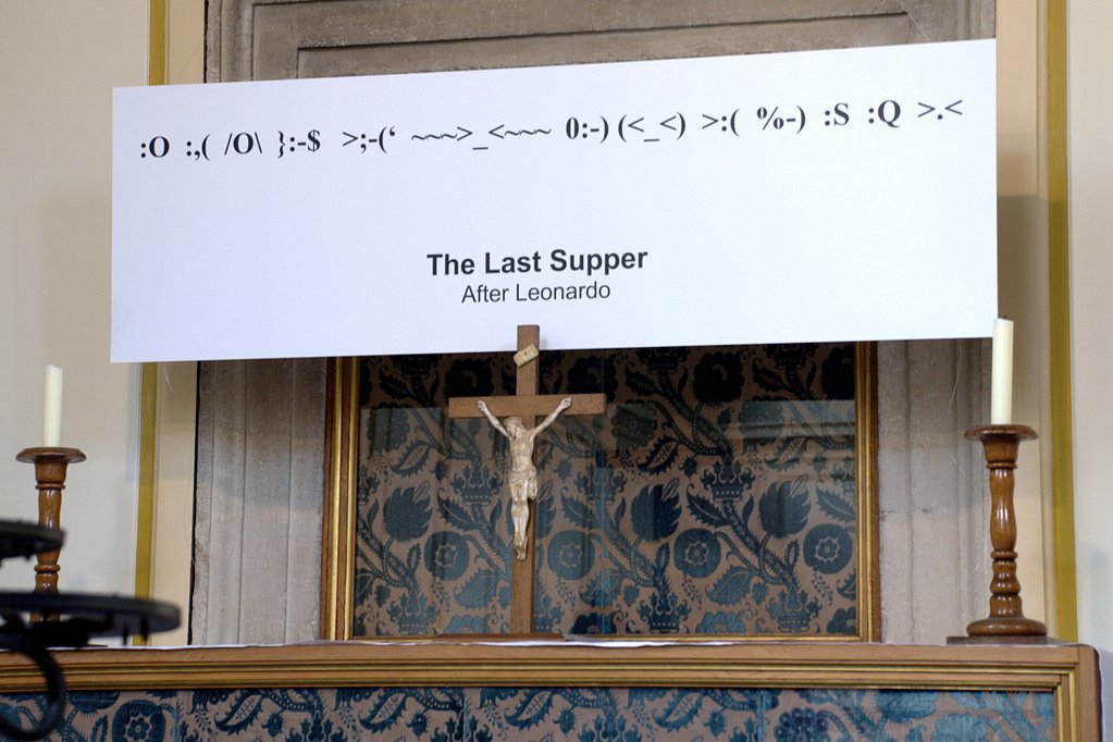 The Last Supper in Emoticons