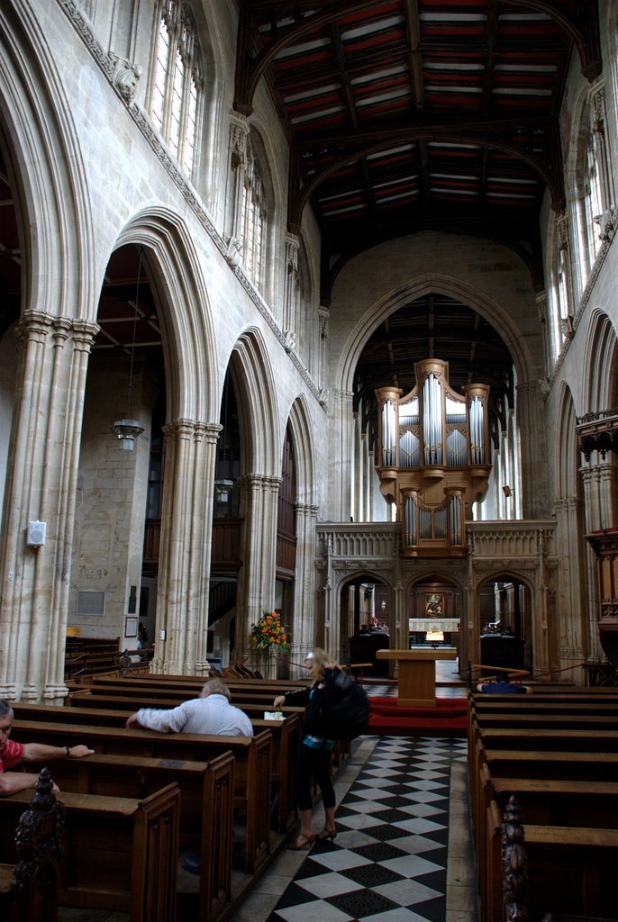 Inside the University Church of St Mary the Virgin