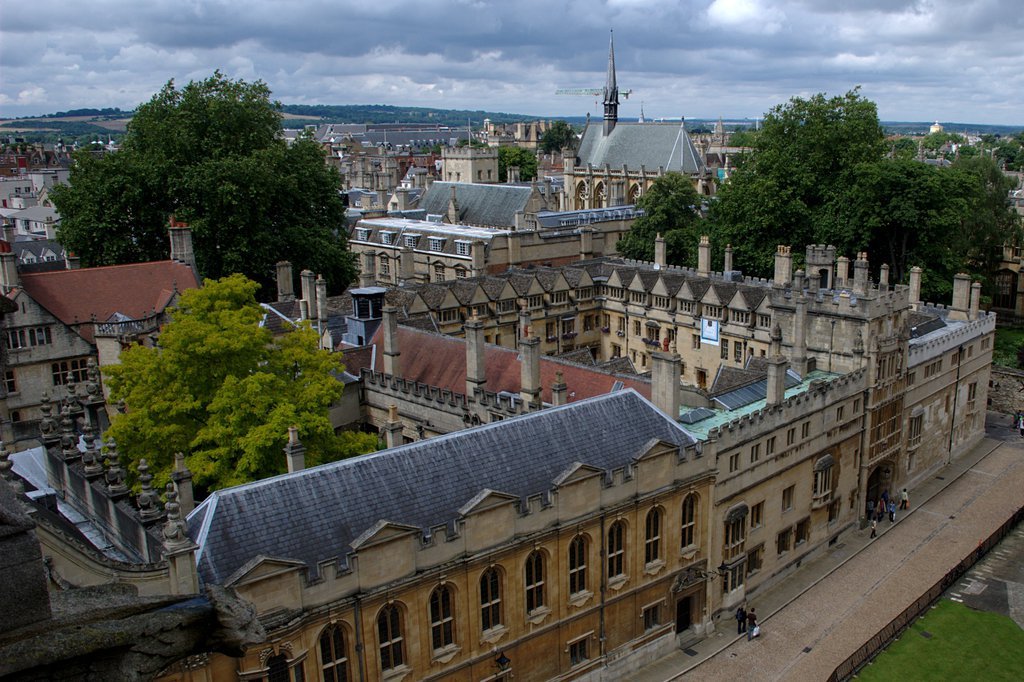 Brasenose from the University Church of St Mary the Virgin