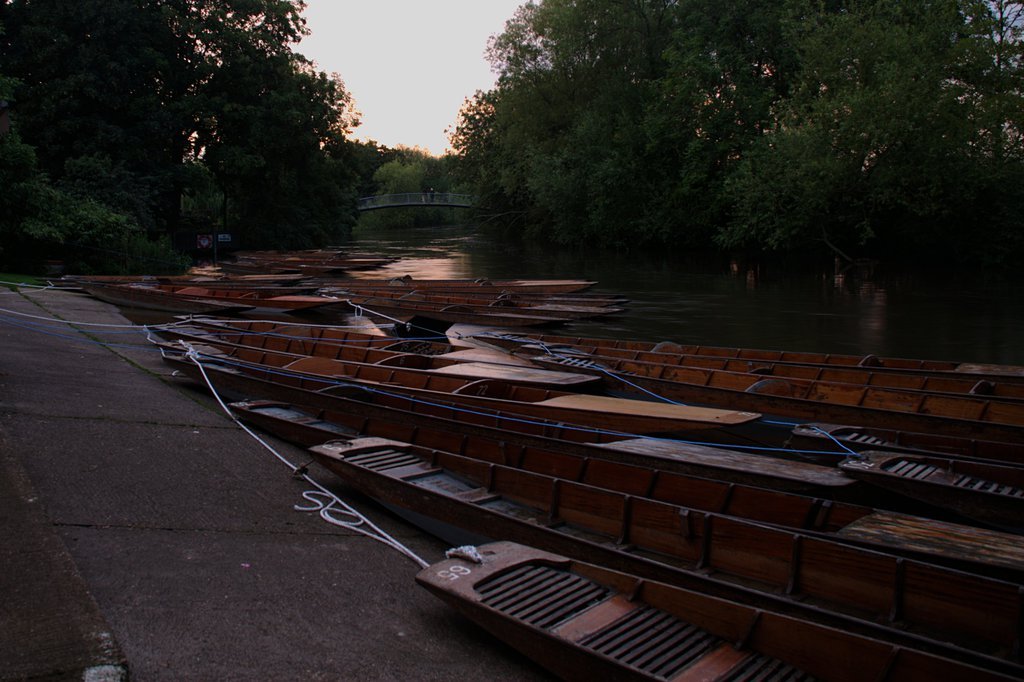 Punts on the River Cherwell