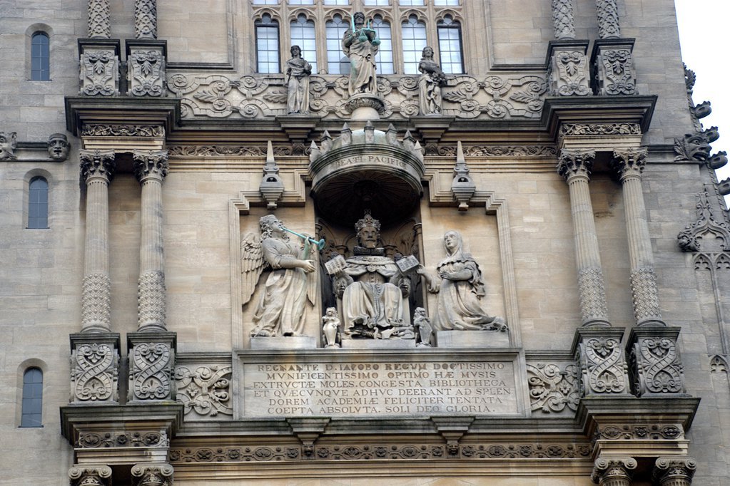 Tower detail at The Bodleian