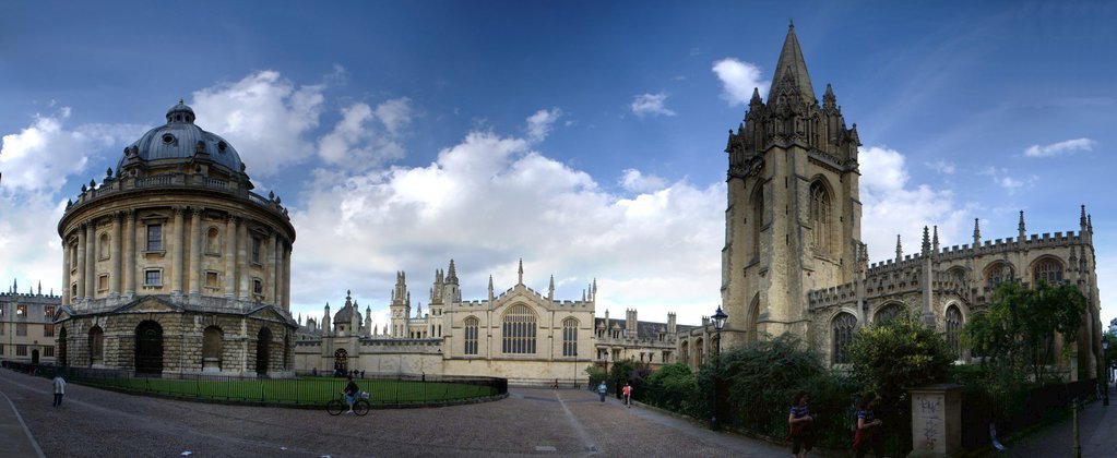 Radcliffe Camera and St Mary Panorama