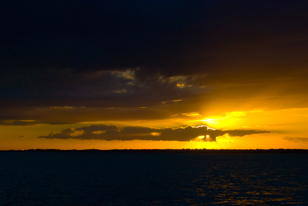 Sunset over the Solent