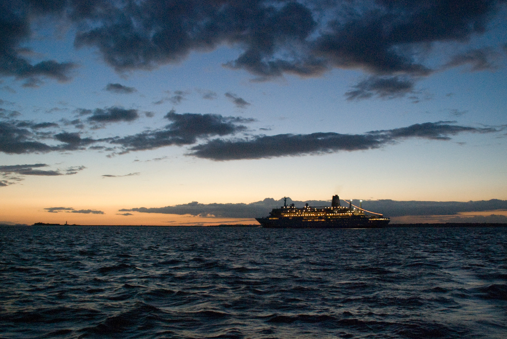 Big ship on the Solent