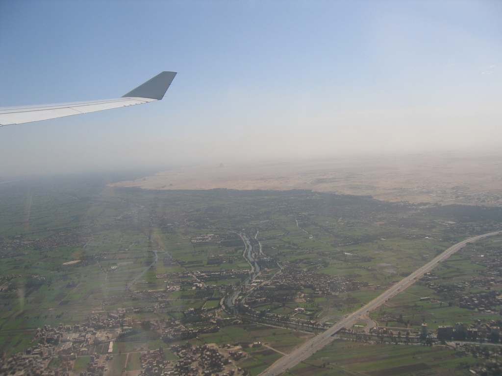 The delta...then the desert