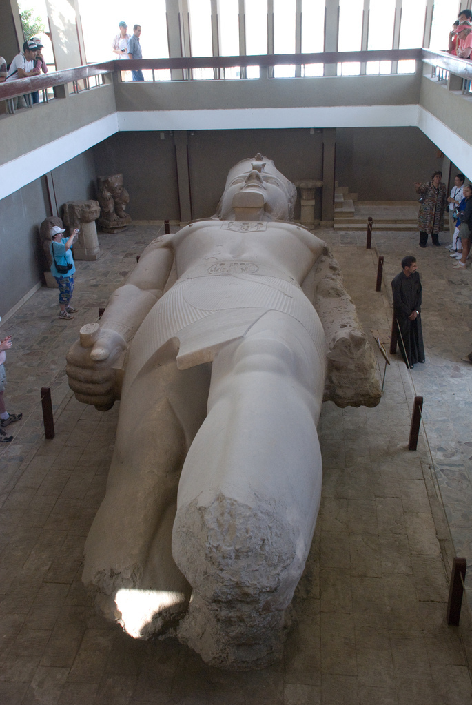 Reclining statue of Ramesses II