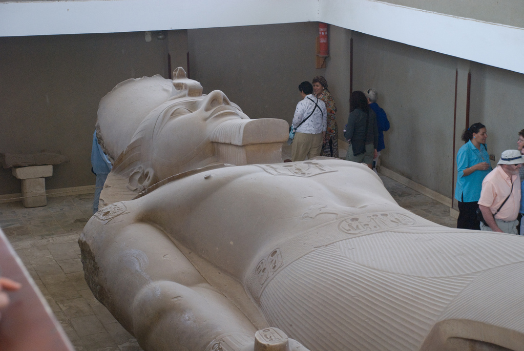 Reclining statue of Ramesses II