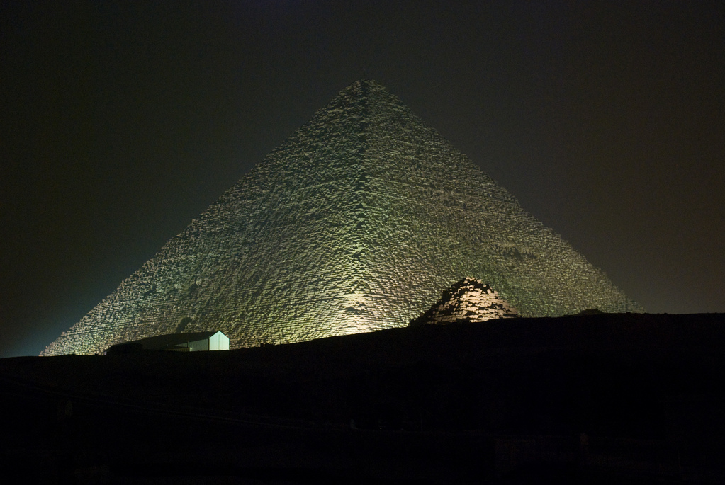 Sound and light show at the pyramids