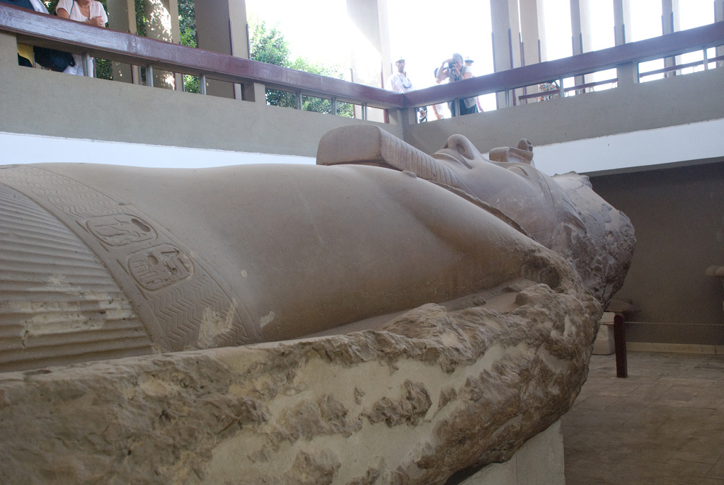 Reclining statue of Ramesses II