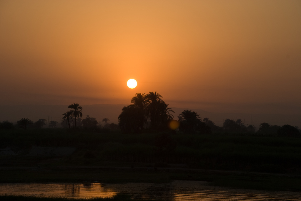 Sunset on the Nile