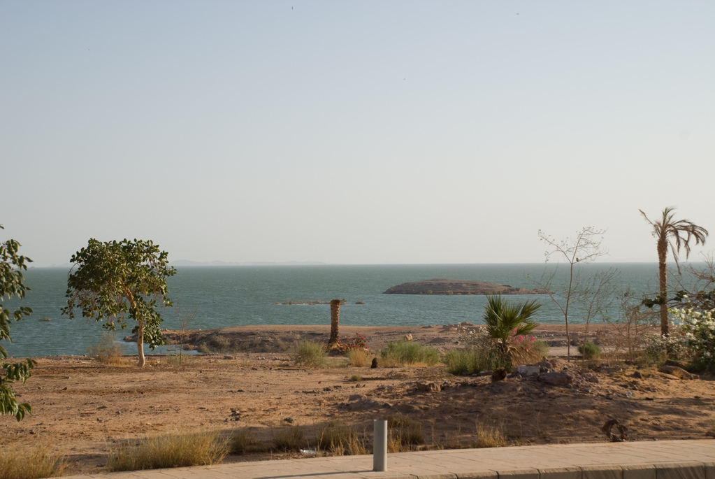 Lake Nasser from Abu Simbel