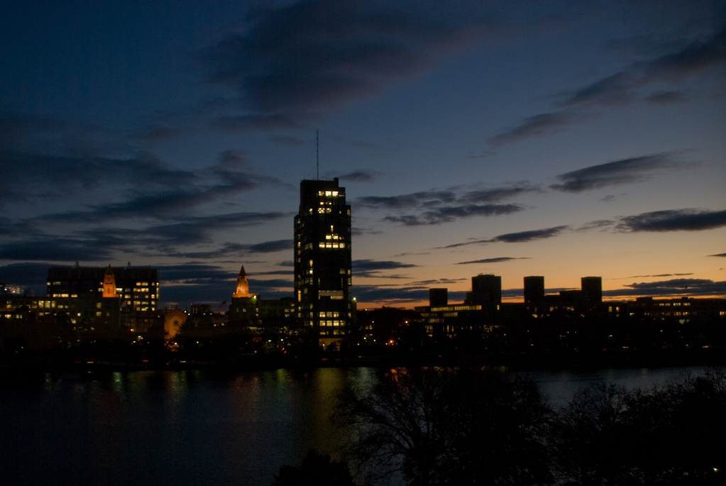 Boston sunset
