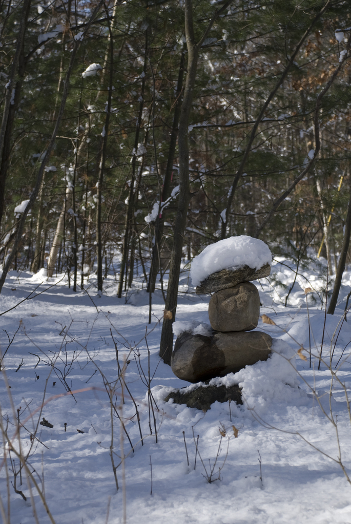 Rocks, with snow Rocks, with snow