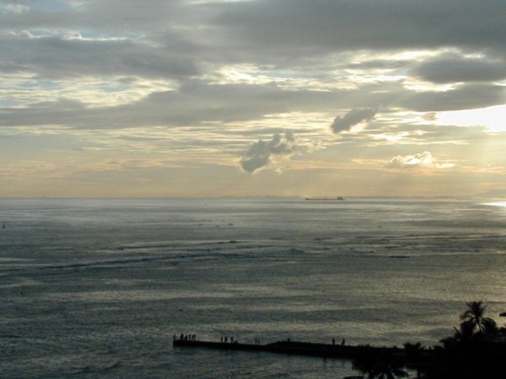 Sunset Over the Pacific
