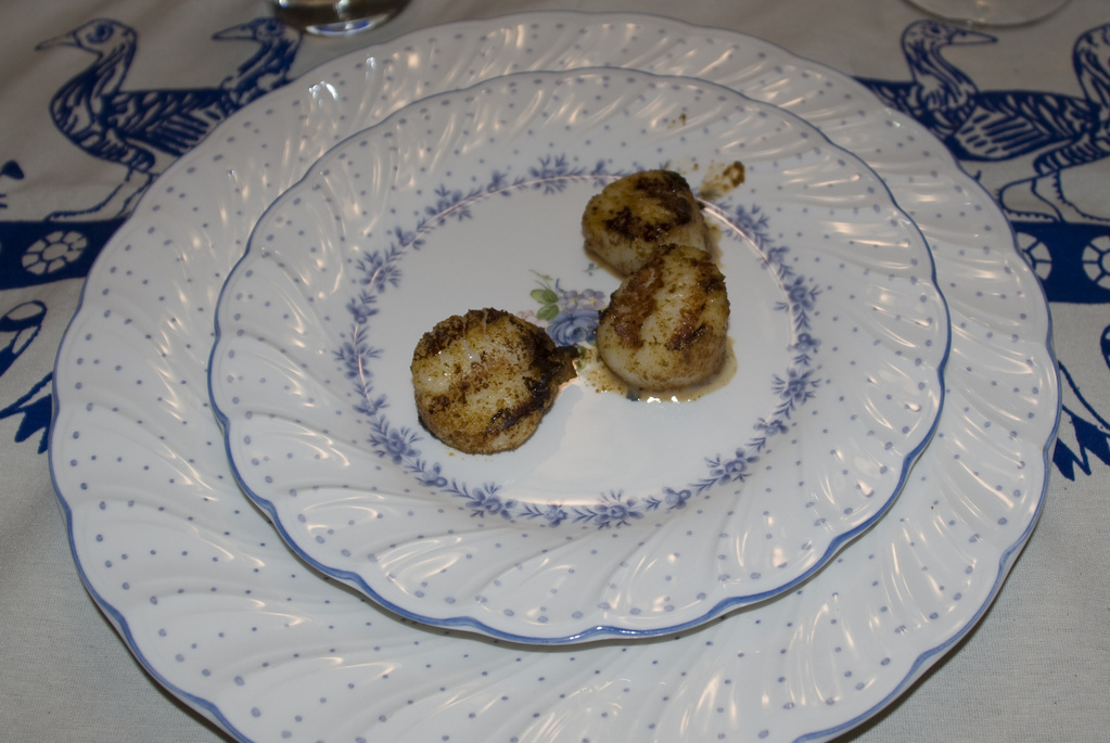Cajun scallops