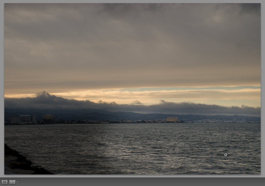 Editing sea and sky with localized corrections