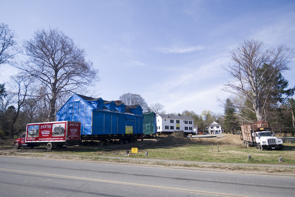 Houses on the move