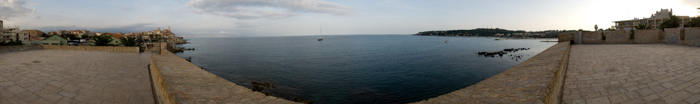 Antibes seaside panorama