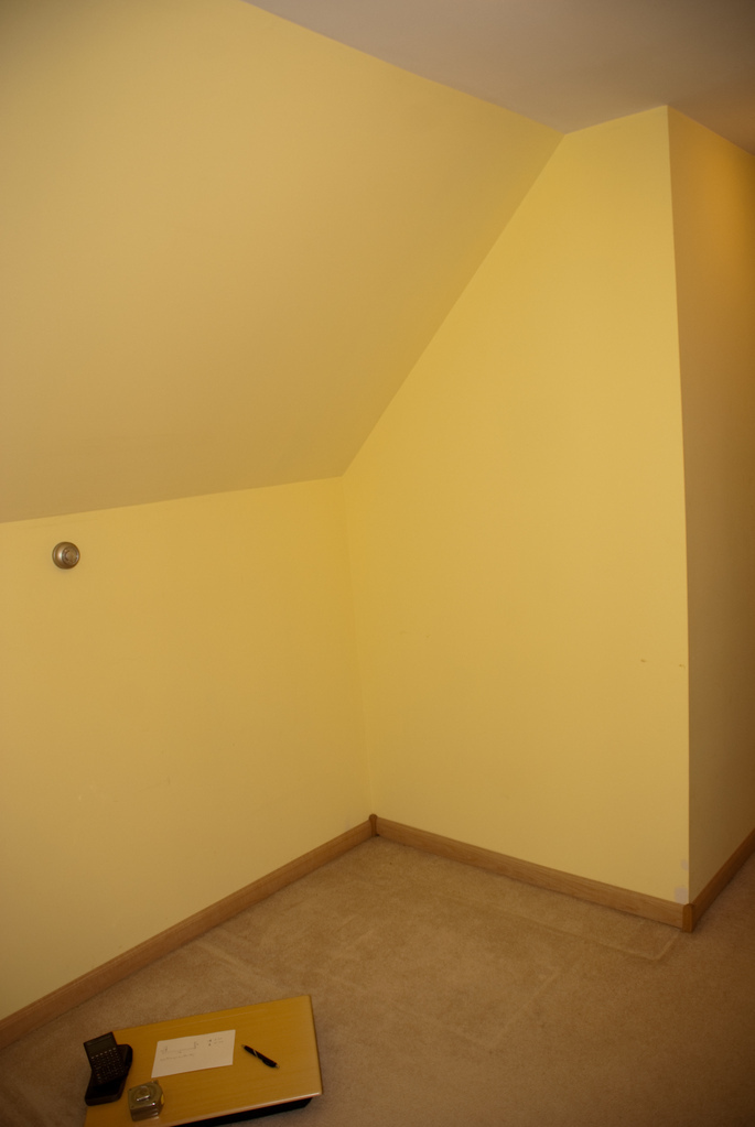 Towards the bedroom, before the reno