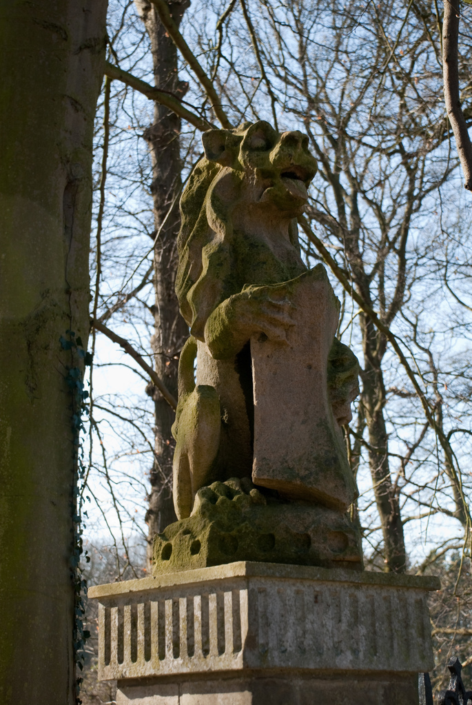 Gate statue at Wolterton Hall