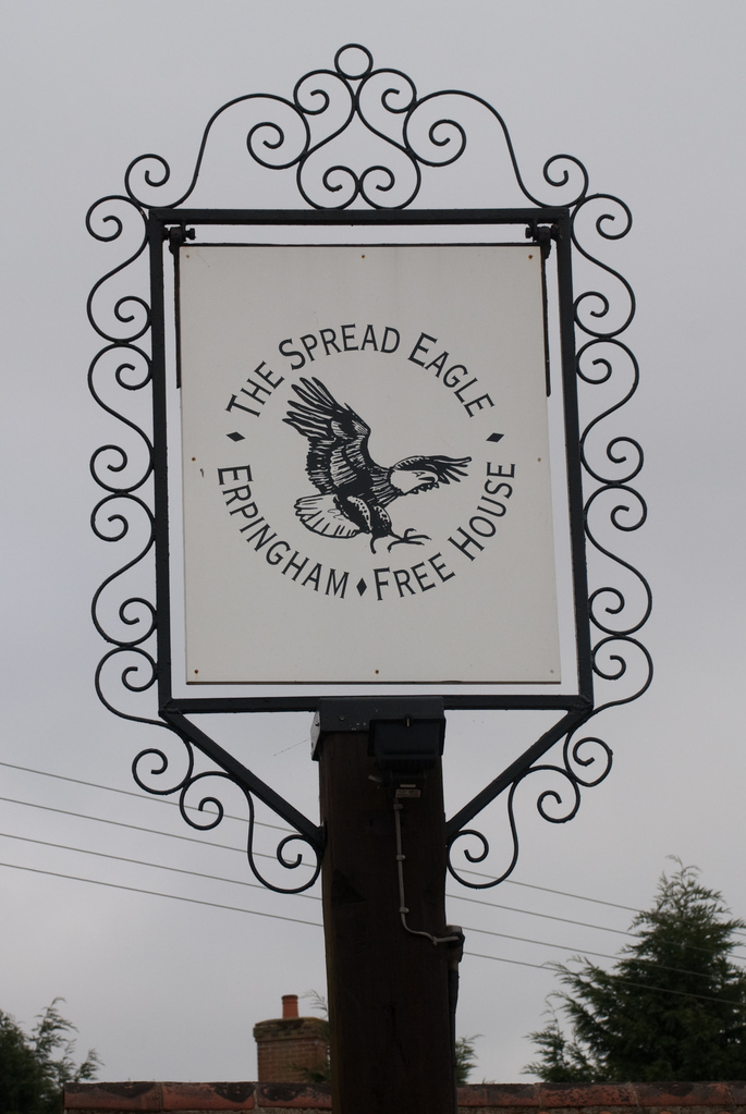 New sign for The Spread Eagle New sign for The Spread Eagle