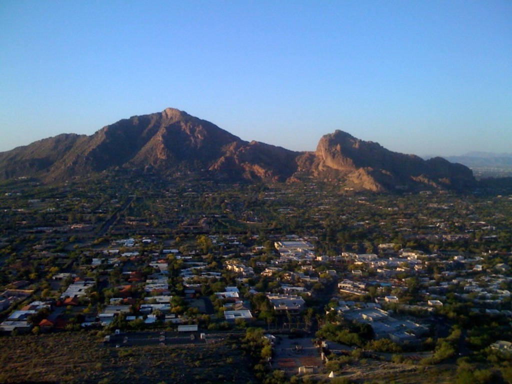 Camelback Mtn from Mummy Mtn